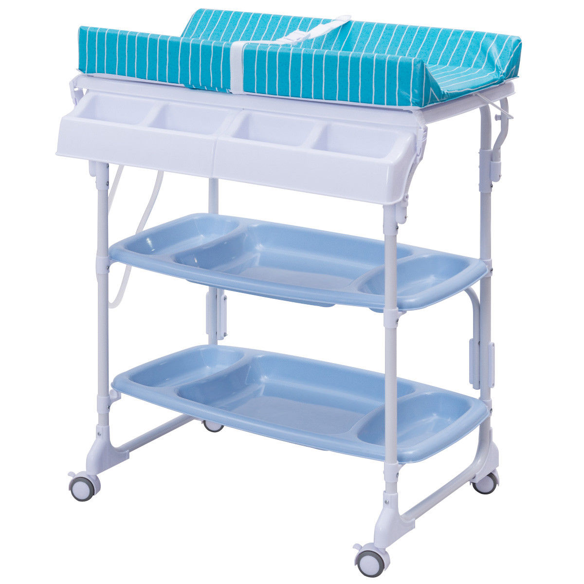 Baby Infant Bath Changing Table w/ Tube